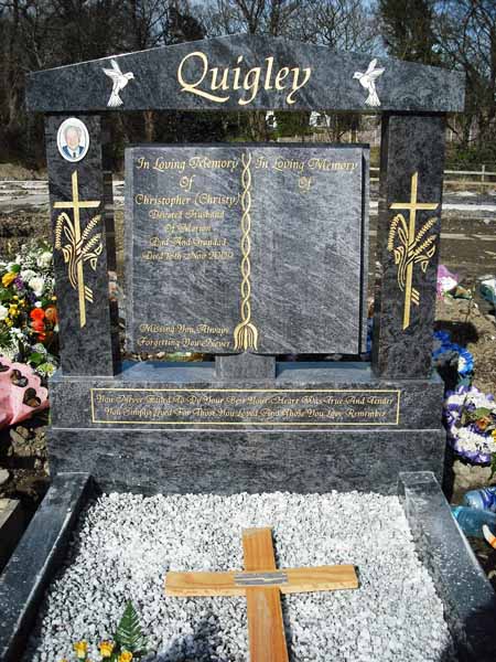 Headstones Nationwide supply Memorial Headstone throughout Ireland